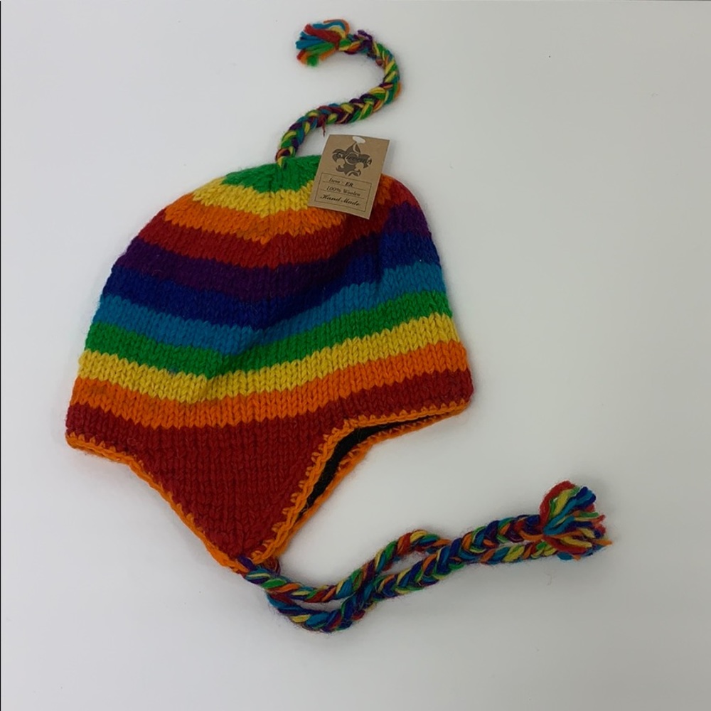 Hot Sale!!!Handmade Rainbow π hat - Picture 6 of 16